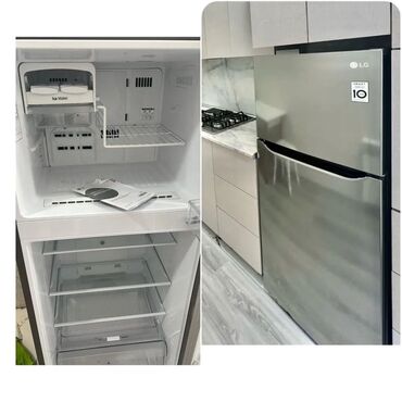 Холодильники: Б/у Холодильник LG, No frost, Двухкамерный, цвет - Серебристый