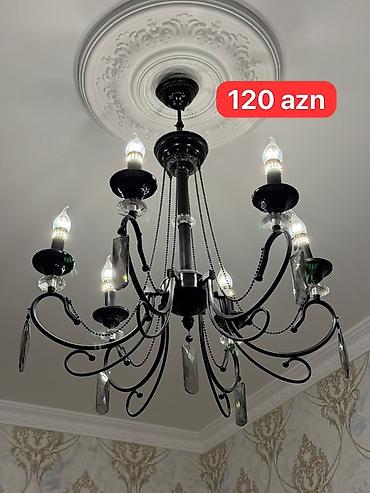 lusturlarin qiymeti: Çılçıraq, 6 lampa, Metal — 1