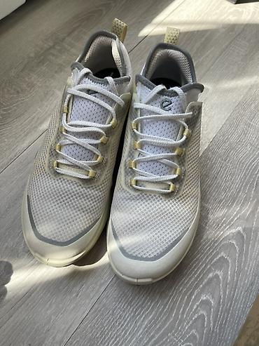 кросовки ecco: ECCO BIOM 2.1 X Country в бело желтом цвете с сетчатым верхом — 7