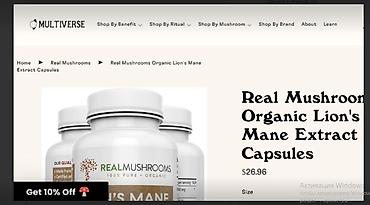 Витамины и БАДы: США Экстракт Ежовник гребенчатый он же Львиная грива капсулы Чистый — 9