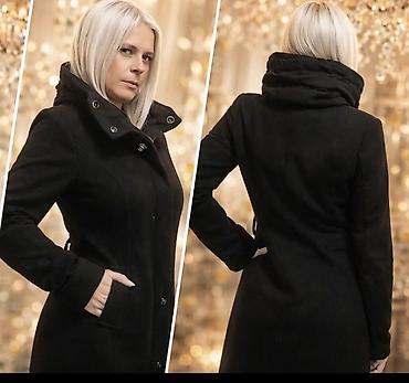 Kaputi: Ženski elegantni kaput – crni - Kroj: strukirani, ravna linija sa — 7
