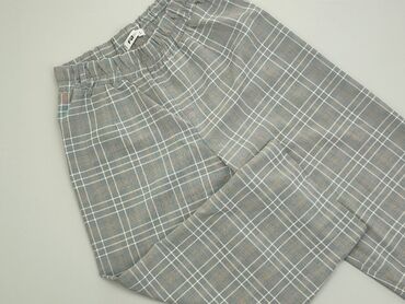 Spodnie: Spodnie L (EU 40), stan - Idealny, wzór - Linia, kolor - Szary