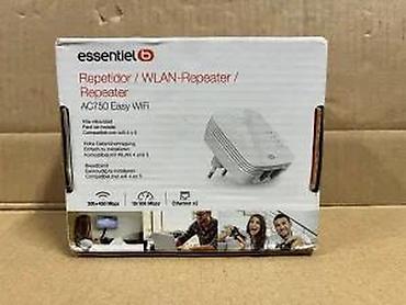 Modemi, ruteri i mrežni uređaji: Essentiel b AC750 Easy WiFi – Wi‑Fi repetitor - Proširenje bežične — 10