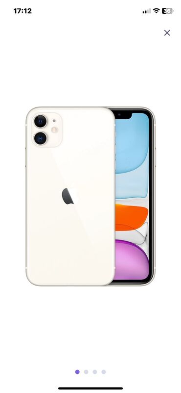 Apple iPhone: IPhone 11, 128 GB, Ağ, Face ID