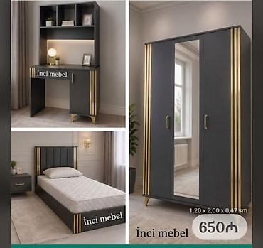 embawood dolab: Oğlan və qız üçün, Yeni, Təknəfərlik çarpayı — 1