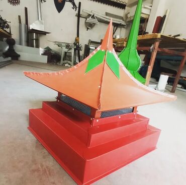 Digər dam örtükləri: Metal dam örtüyü elementləri – dekorativ başlıqlar və baca başlıqları — 2