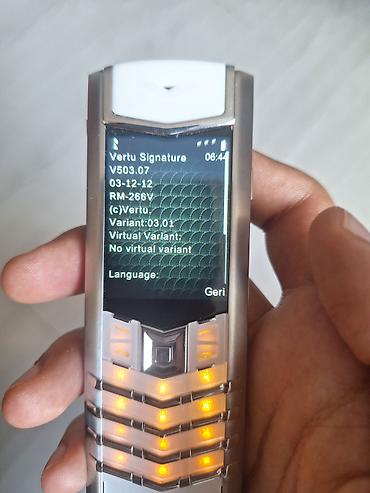 vertu aster: Vertu rəng - Ağ, Düyməli — 8