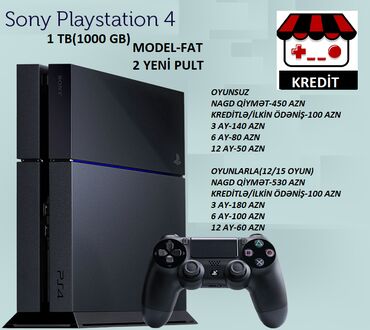 kreditle playstation 4: Playstation 4 Nagd ve kredit Cemi 10 deq erzinde onlayn senedlesme