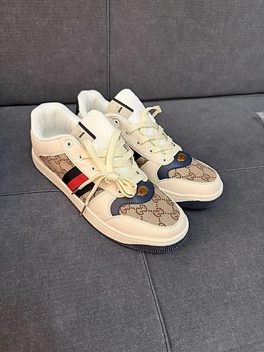 кеды gucci: Мужские кроссовки, 44, Gucci, Новый, цвет - Бежевый — 2