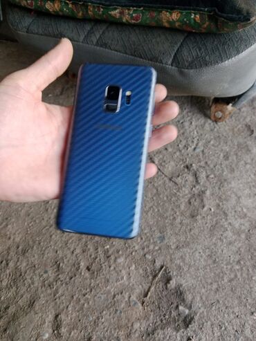 Samsung Galaxy S9, Б/у, 64 ГБ, цвет - Синий, 1 SIM, 2 SIM, eSIM