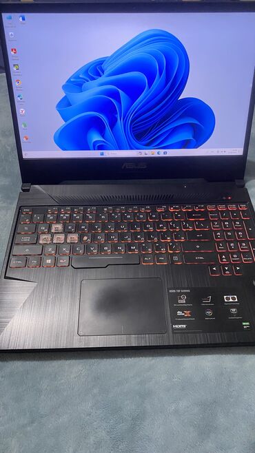 игровой руль и педали: Ноутбук, Asus, 16 ГБ ОЭТ, AMD Ryzen 5, Колдонулган, Татаал эмес тапшырмалар үчүн, эс тутум SSD