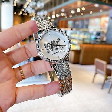 mirvari muncuqlar: Yeni, Qol saatı, Michael Kors, rəng - Gümüşü — 4