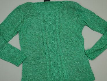 długa sukienki butelkowa zieleń: Sweter, L, stan - Dobry