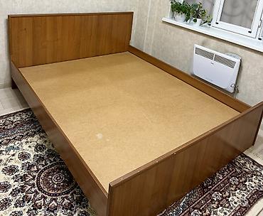 дубовая: Спальный гарнитур, Б/у, Двуспальная кровать, Шкаф, Комод, ДСП, Самовывоз, цвет - Белый — 3