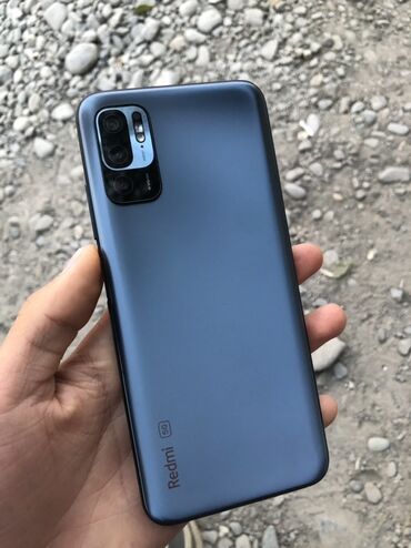 кызыл октябрь: Redmi, Redmi Note 10, Колдонулган, 128 ГБ, түсү - Боз, 2 SIM