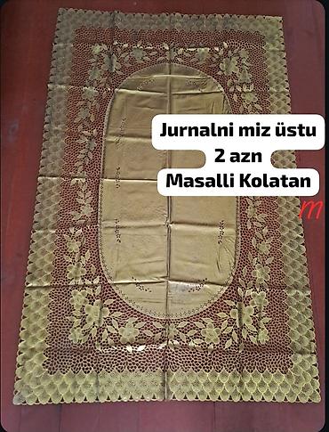 Jurnal masası üçün örtük. - Material: vinil tipli, yuyulması və