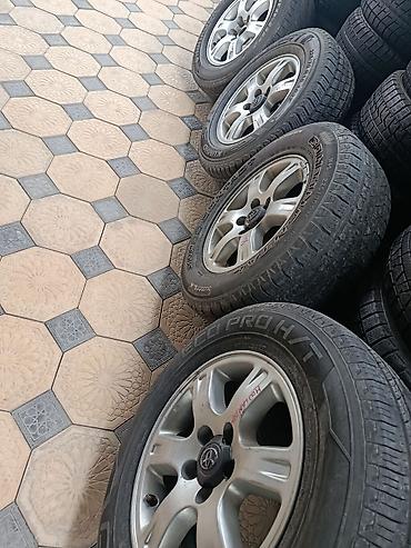 225 60 р16: Комплект из 4 колес в сборе на дисках Toyota. - Шины: Continental — 5