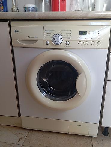 paltaryuyan 2 ci əl: Paltaryuyan maşın LG, 5 kq, İşlənmiş, Avtomat, Qurutmasız, Kredit yoxdur, Ünvandan götürmə — 2