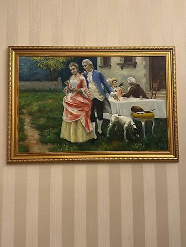 Картины и портреты: Klassik üslubda yağlı boya tablo - Mövzu: XIX əsr salon həyatı. Ön — 2