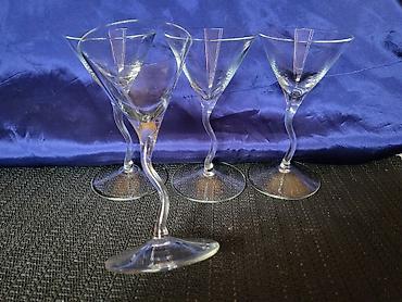 koktel set: Case kristal,z-stem"za zestoko pice iz 1980/90ih.god. Case za — 7