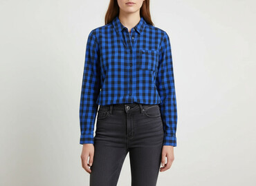 kurtka koszulowa w kratę, cropp: Jack Wills, Сорочка жіноча, розмір M