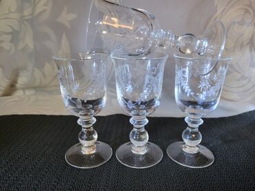 Čaše: Casice kristal,gravura za zestoko pice iz 70,80 ih. Case rucni na lalafo.rs — 3 Čaše: Casice kristal,gravura za zestoko pice iz 70,80 ih. Case rucni — 3