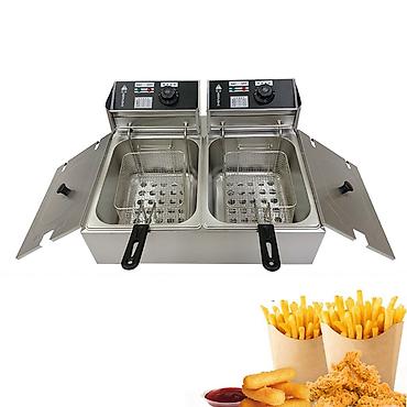 fre aparatı: Fritoz 14L fri aparatı Her göz 2800w gücünde işleyir. Tutum hecmi 14 — 1