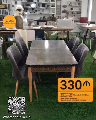 metlax modelleri: Раскладной, Прямоугольный стол, 4 стула