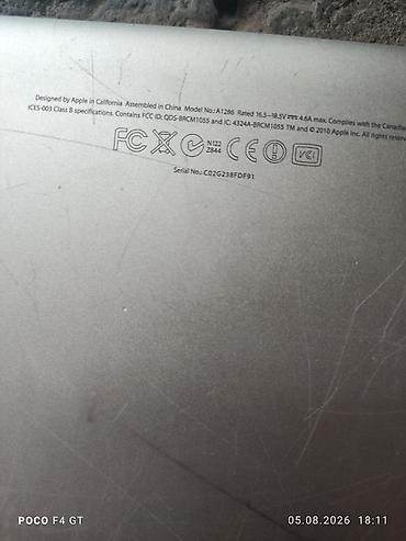 батарея macbook: Apple MacBook Pro 15" (Model A1286) продаю на запчасти или под — 3