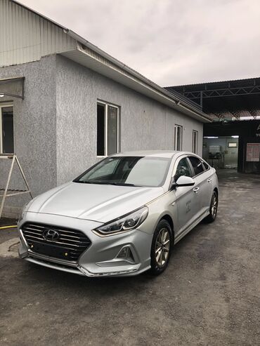 свежепригнанный: Hyundai Sonata: 2018 г., 2 л, Автомат, Газ, Седан