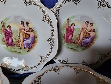Ostali antikviteti: Desertni tanjiri Jugoporcelan Titov Veles iz 70ih.god. Jugoporcelan — 5