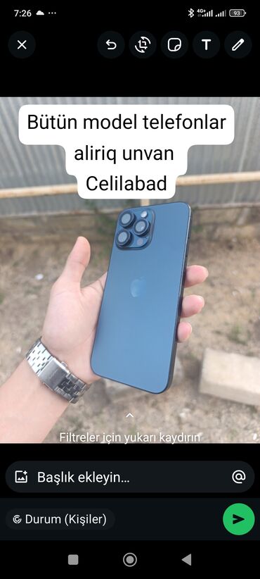 kandisaner ikinci əl: IPhone 13 Pro Max, Sierra Blue