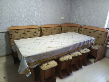 стулья для кухни бишкек: Кухонный стол и стул, цвет - Коричневый at lalafo.kg стулья для кухни бишкек: Кухонный стол и стул, цвет - Коричневый