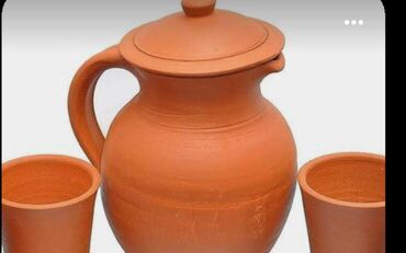 vesiqe qabi: Rəng - Qəhvəyi, Keramika, 2, 1 l, Azərbaycan