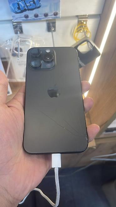 aifon 15: IPhone 15 Pro Max, Б/у, 512 ГБ, Black Titanium, Кабель, 84 % — 2
