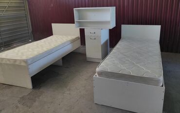 мебель для спальни буу: Односпальная Кровать, Б/у