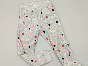 luzne spodnie z wysokim stanem: Sweatpants, 4-5 years, 104/110, condition - Fair