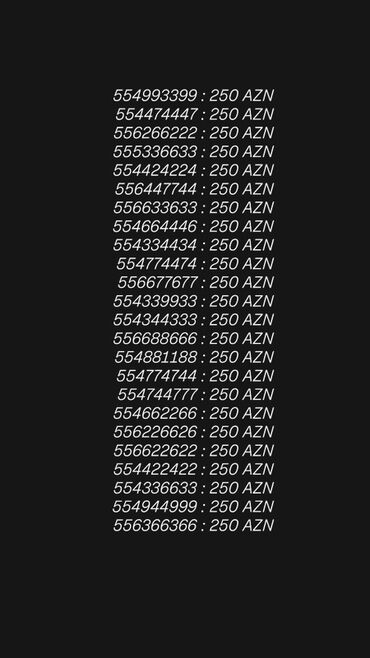 sim sim nomreler: ( 556688666 )