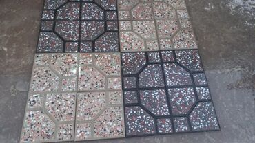 Beton plitələr: Məhsul: Kafel/daş döşəmə plitələri (mozaik daş çınqıllı dizayn) - — 4