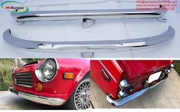 Automobili: Datsun Roadster Fairlady bumpers without over rider (0) A set