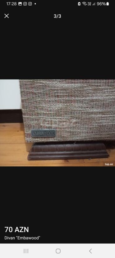 embawood metbex: Divan, İşlənmiş, Açılmayan, Bazasız, Parça, Çatdırılma yoxdur