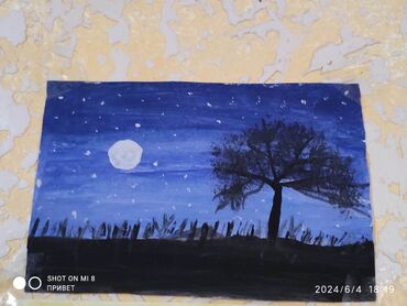 картины для салона: Нарисованно с любовью💗

Пейзаж ночного вида🌌🌑🌳
