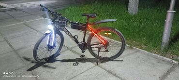 велосипеды для малышей с ручкой: Продаю велосипед 29-й диаметр колёс 21 рама с освещением