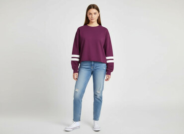 świąteczne bluzy dla całej rodziny: Divided, Women`s sweatshirt, size XS