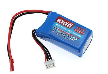 18560 batareya: 11.1V Li-Po Batareya 1000 mAh (ForceUP) Multikopter, helikopter, RC — 3