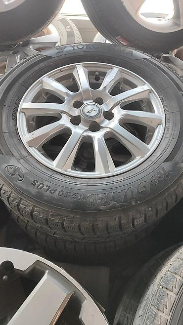 4 108: Привозной комплект из Японии 205/70r15 на Субару 5/100 5*100 R15 — 1
