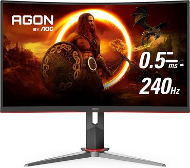 velosioed 26: Aoc C27G2Z 240Hz 0.5ms 27inch. Curved Frameless Ultra-Fast Gaming