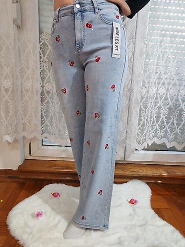 parka s: Ženske farmerke RE-DRESS – Wide Leg Fit NOVO SA SVIM ETIKETAMA UNI VEL — 1