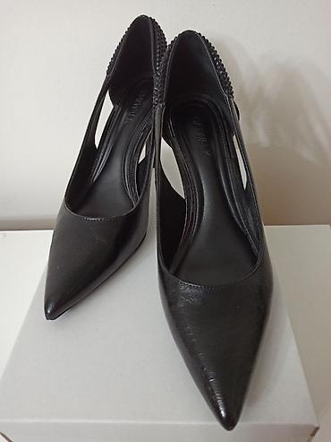 polovna oprema za grooming: Prelepe crne Catwalk salonke sa cirkonima - Br. 39 (gazište 25cm) — 8