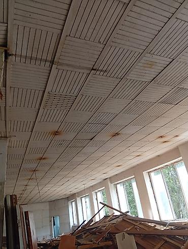 дом потолок: Акустические потолочные панели из фибробетона/бетона с продольной — 2